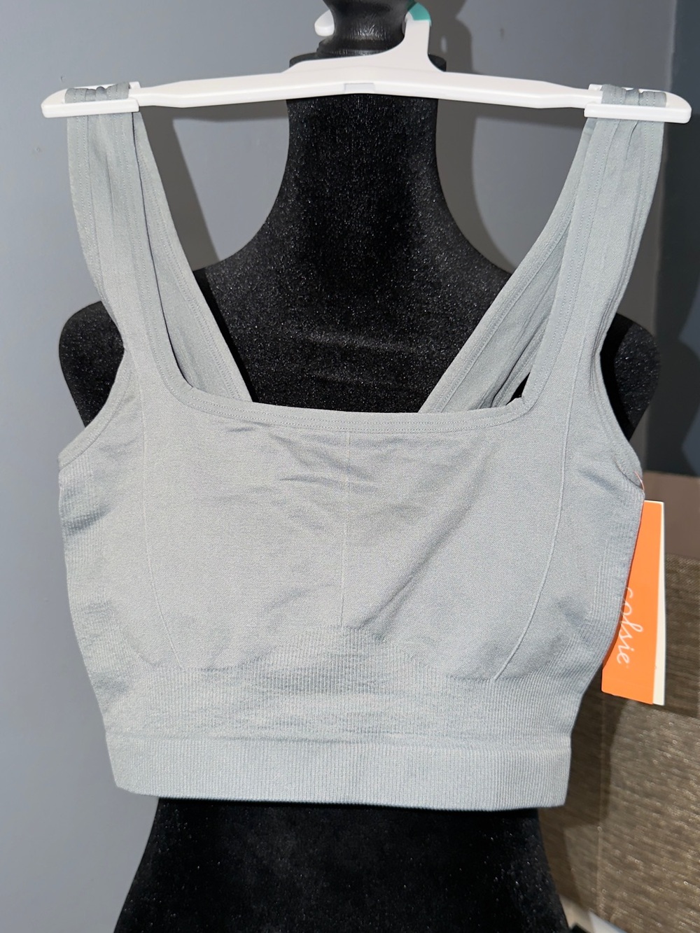 2 pack/Seamless Light Gray Crop Bralette - Women Intimates